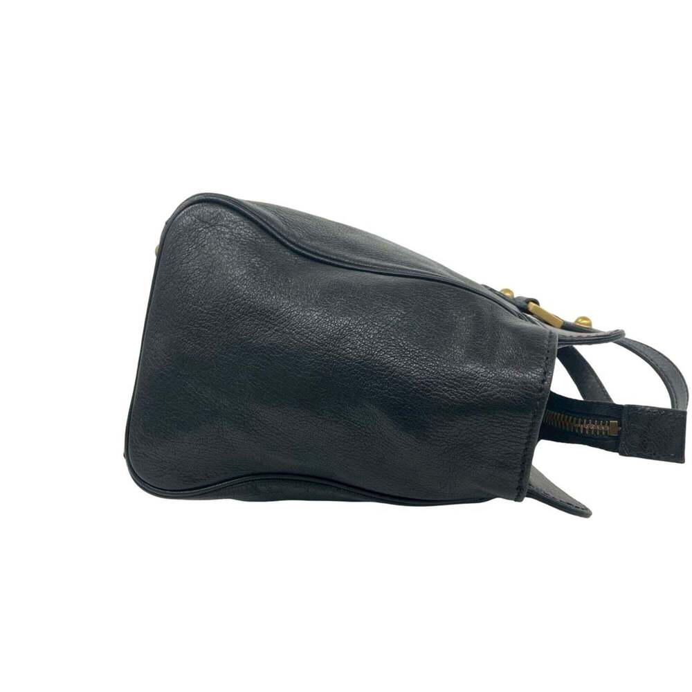 GUCCI Authentic Black Leather Tote Bag - Picture 6 of 10